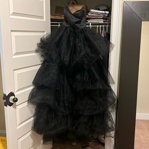Black tulle tiered dress Size 4